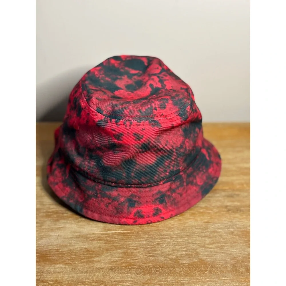 Jordan Youth Bucket Hat Red Black Tie Dye Jumpman‎ Logo